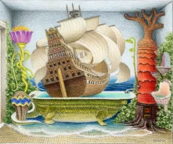 Kąpiel z okręcikiem